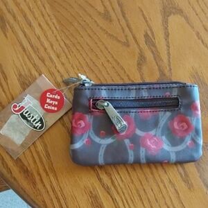 Justin Boots Floral Key & Card Holder